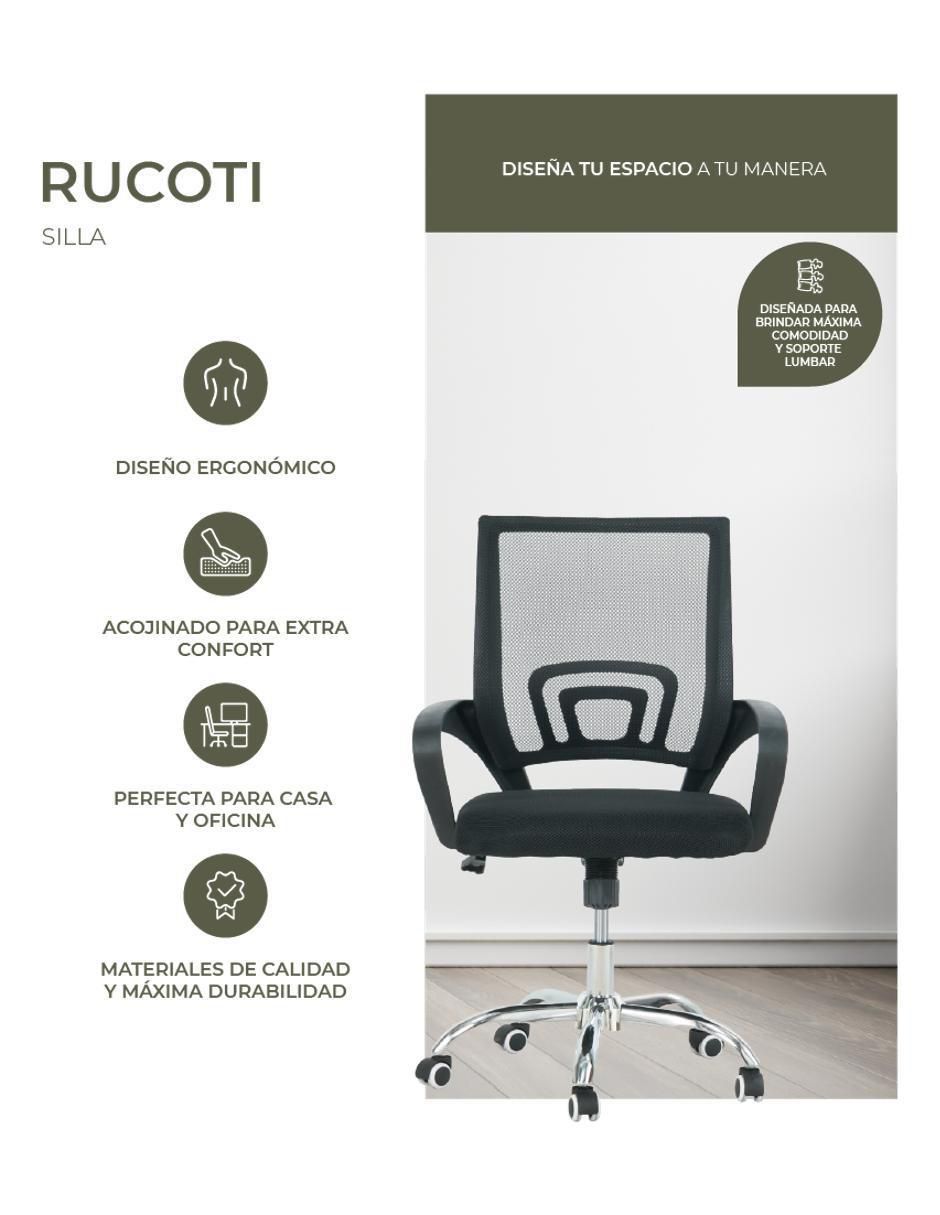 Silla de escritorio Rucoti de Mesh 9