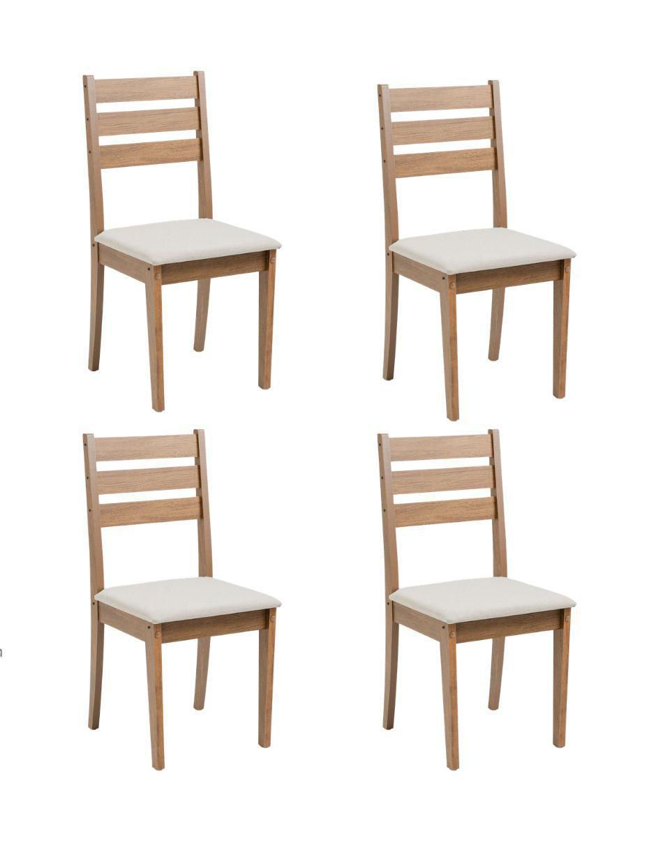 Set de sillas 4 piezas de MDF Set de sillas 4 piezas de MDF