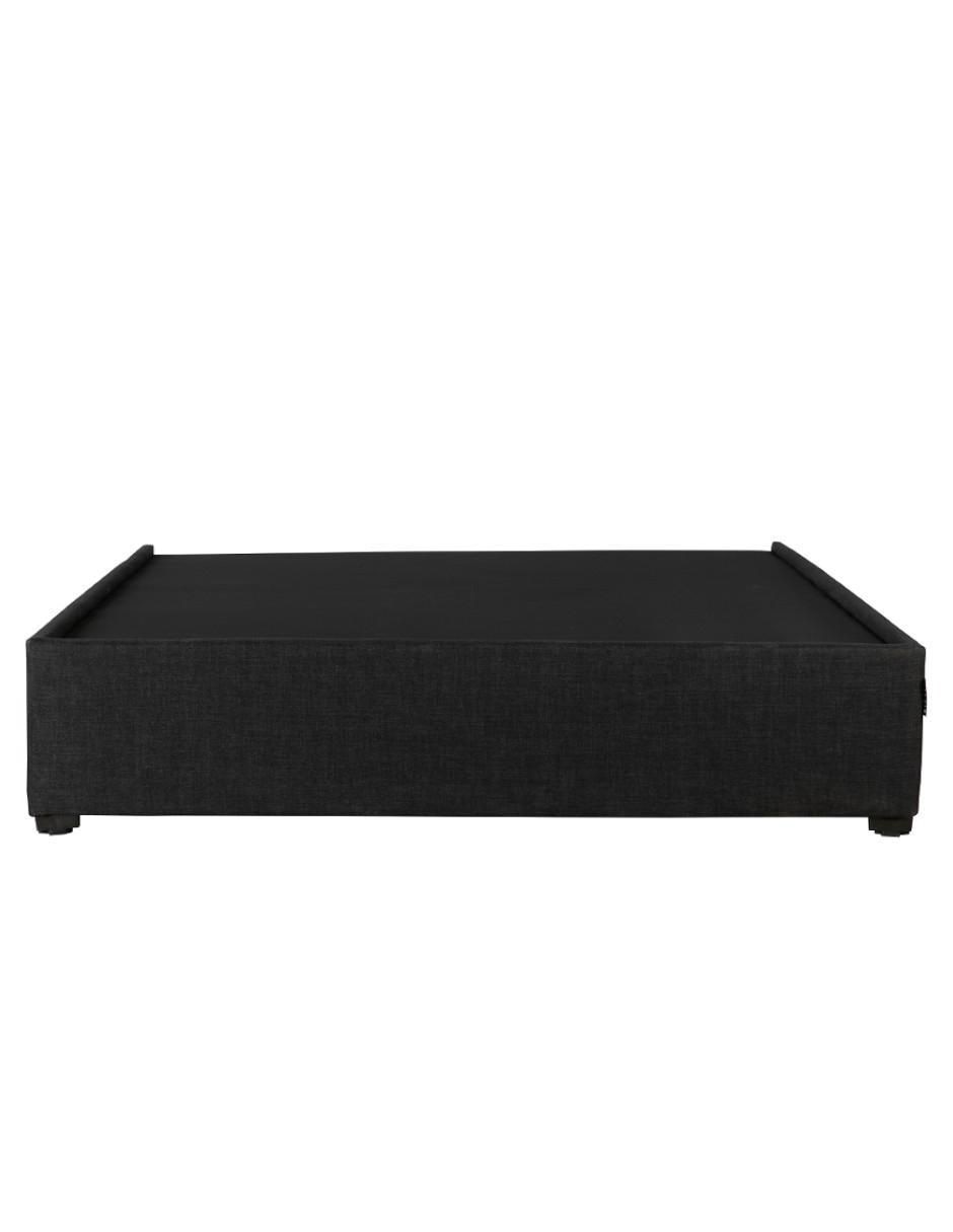 "cama" aurora base  dicasa "de" madera y tela qs